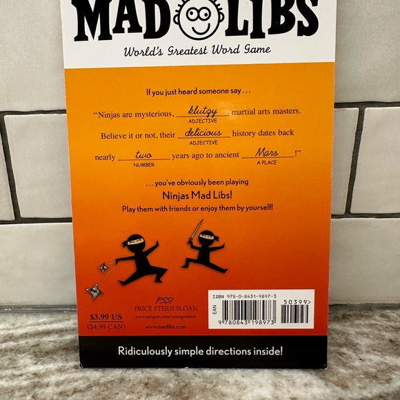 Mad libs Ninjas - Picture 2 of 3